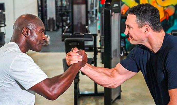 Эвандер Холифилд и Владимир Кличко / фото instagram.com/klitschko Эвандер Холифилд и Владимир Кличко / фото instagram.com/klitschko