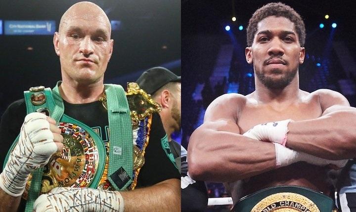 Ф'юрі і Джошуа володіють усіма поясами суперважкого дивізіону / фото boxingscene.com Ф'юрі і Джошуа володіють усіма поясами суперважкого дивізіону / фото boxingscene.com