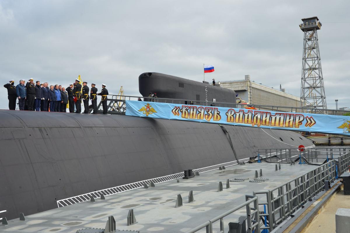 «Князь Владимир» оснащен трехступенчатой ракетой «Булава» / фото пресс-служба АО "ПО "Севмаш " «Князь Владимир» оснащен трехступенчатой ракетой «Булава» / фото пресс-служба АО "ПО "Севмаш "
