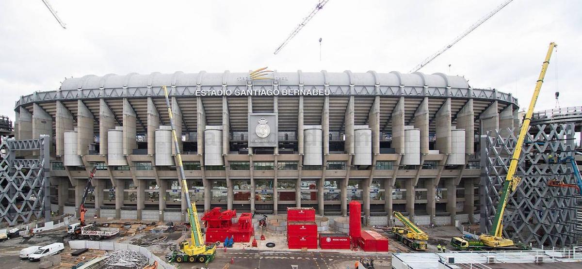 Реконструкцію стадіону планують завершити в жовтні / фото Real Madrid Реконструкцію стадіону планують завершити в жовтні / фото Real Madrid