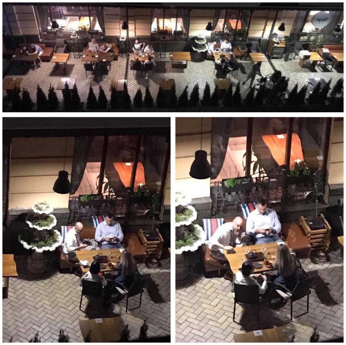 Кличко в ресторані під час карантину / Telegram/Киев Сейчас