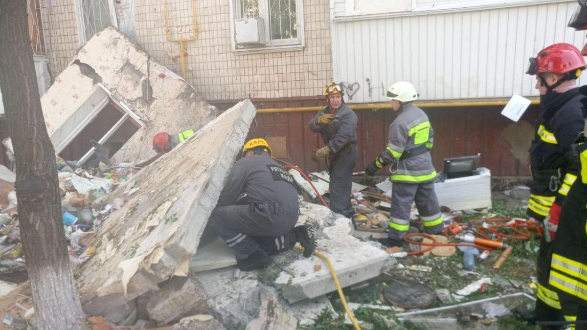 На місці вибуху виявлено ще один загиблий / фото: КМДА На місці вибуху виявлено ще один загиблий / фото: КМДА