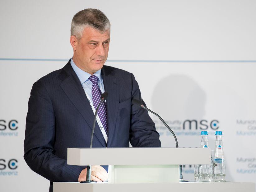Thaci was a commander of the Kosovo Liberation Army / Photo from securityconference.org Thaci was a commander of the Kosovo Liberation Army / Photo from securityconference.org