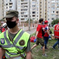 Police raiding gas company that services Kyiv building which exploded on Sunday