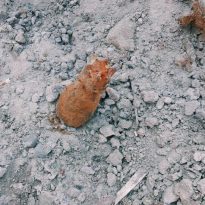 Three mortar shells excavated during repairs at gas distribution station in Kyiv (Photo)
