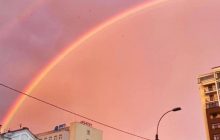 Без фільтрів: кияни поширюють у соцмережах світлини неймовірної потрійної веселки (фото, відео)