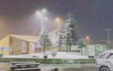 В Андорре внезапно выпал снег (видео)