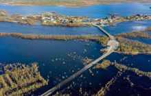 Рекордні повені у фінській Лапландії: через танення снігу в регіоні затопило дороги