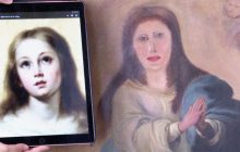 Неумелый реставратор превратил редкую картину с Богородицей на карикатуру (фото)