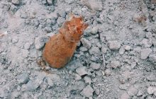 Three mortar shells excavated during repairs at gas distribution station in Kyiv (Photo)