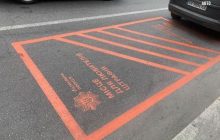 "Для любителей штрафов": в центре Киева появились необычные парковочные места (фото)
