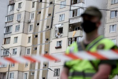 Фото Вибух газу в житловому будинку на Позняках в Києві 21 червня 2020