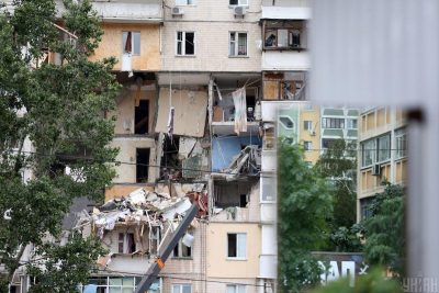 Фото Вибух газу в житловому будинку на Позняках в Києві 21 червня 2020