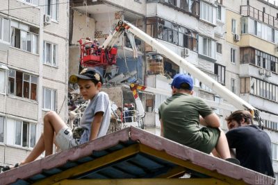 Фото Вибух газу в житловому будинку на Позняках в Києві 21 червня 2020