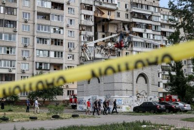 Фото Вибух газу в житловому будинку на Позняках в Києві 21 червня 2020