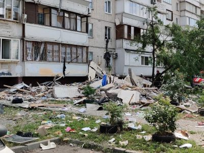 Фото Вибух газу в житловому будинку на Позняках в Києві 21 червня 2020