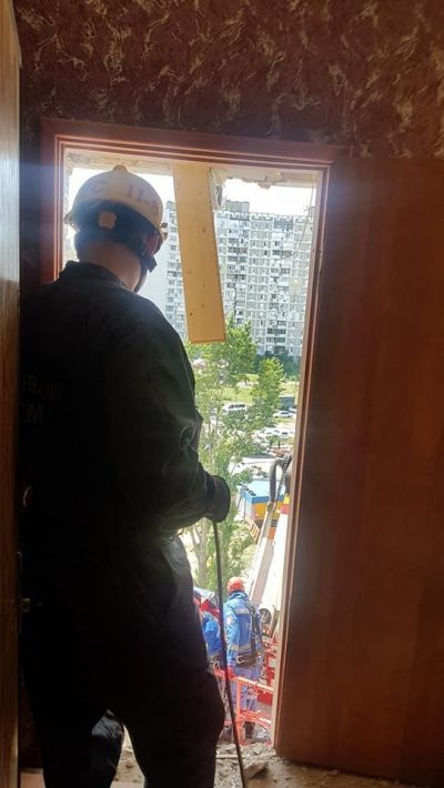 Фото Вибух газу в житловому будинку на Позняках в Києві 21 червня 2020