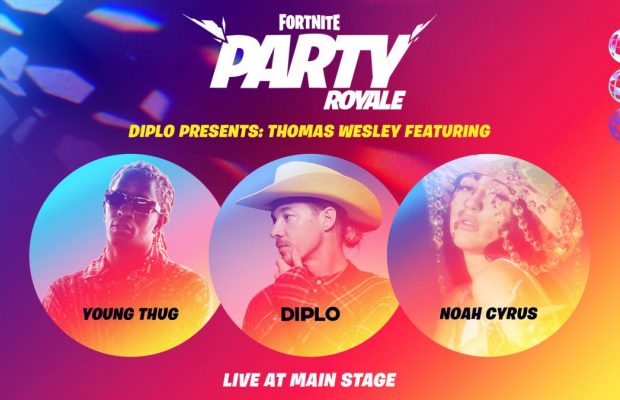 У Fortnite пройдуть концерти Diplo, Young Thug та Ноа Сайрус