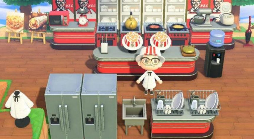 KFC создала свой остров в Animal Crossing: New Horizons