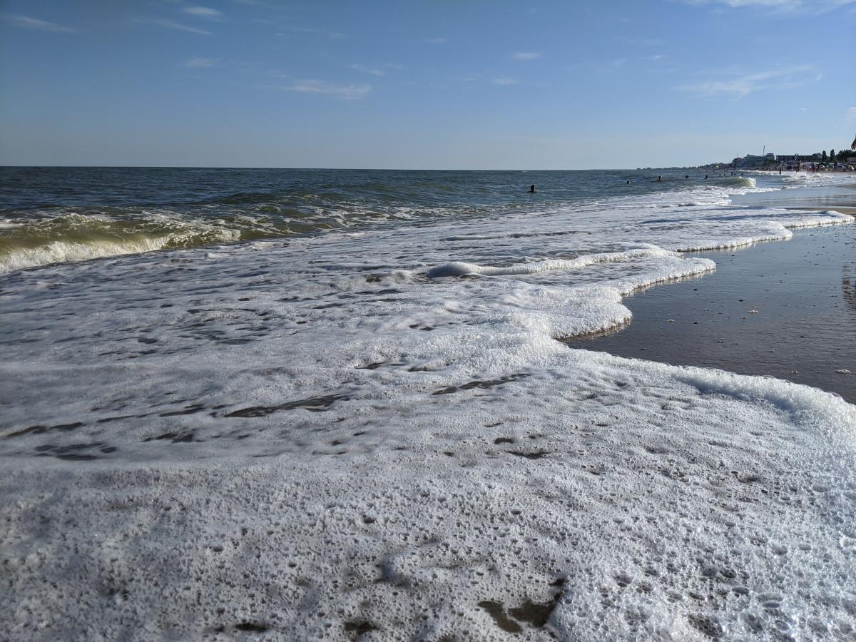 Морская вода в Затоке очень чистая / фото Варвара Вайс
