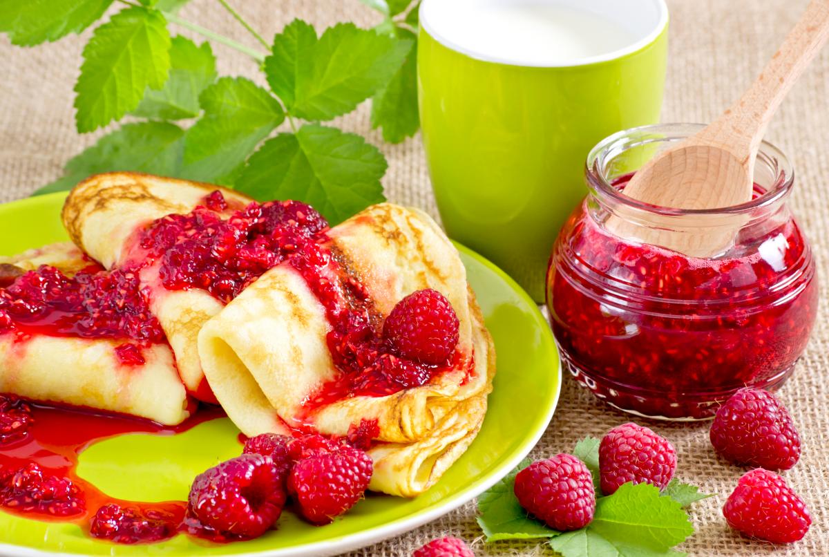 млинці на молоці