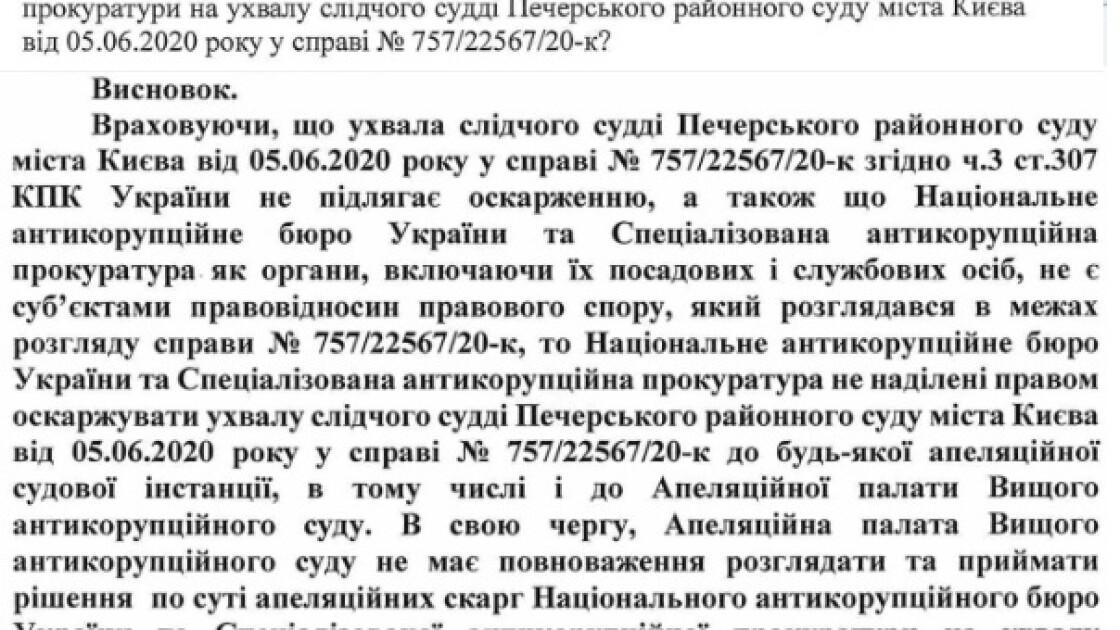 Koretsky Institute claims High Anti-Corruption Court not entitled to consider Bakhmatyuk case Koretsky Institute claims High Anti-Corruption Court not entitled to consider Bakhmatyuk case