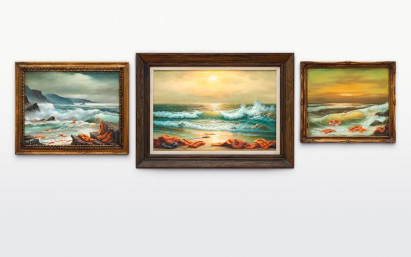 Бенксі пожертвував три картини для аукціону / Фото sothebys.com Бенксі пожертвував три картини для аукціону / Фото sothebys.com