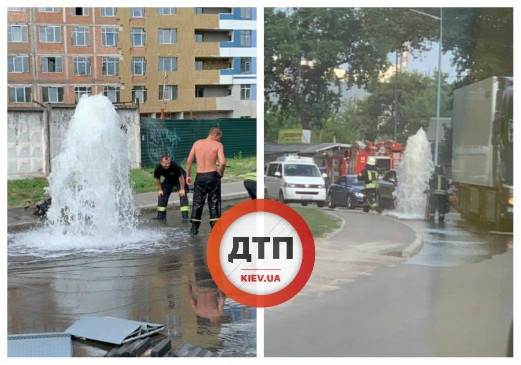 "Гейзер" на Туманяна / dtp.kiev.ua "Гейзер" на Туманяна / dtp.kiev.ua