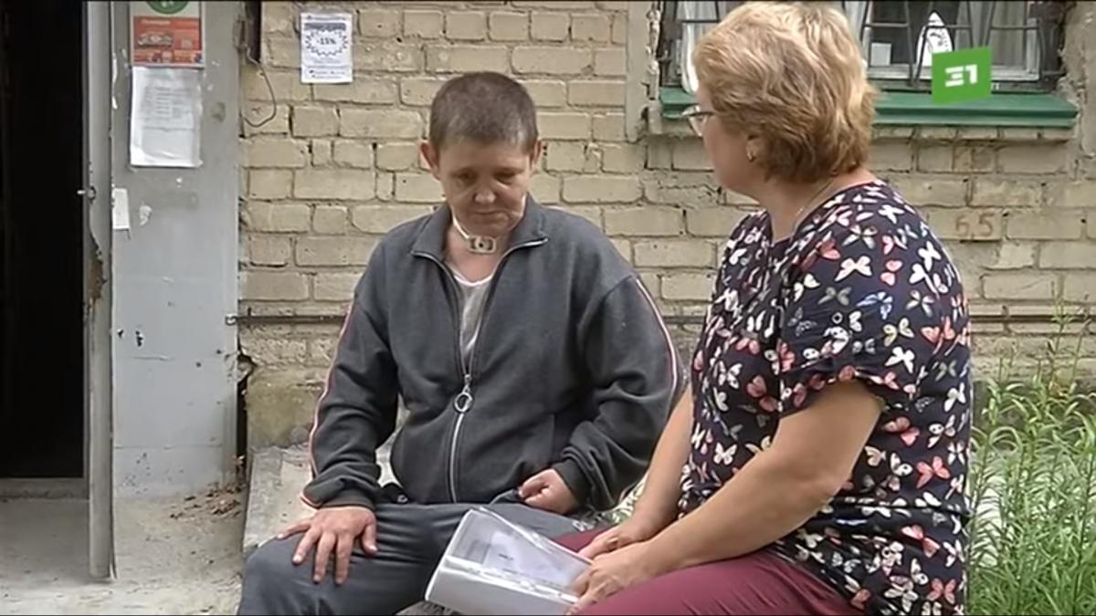 У Любов Мурадової є лише довідка про звільнення з колонії / скріншот з відео У Любов Мурадової є лише довідка про звільнення з колонії / скріншот з відео
