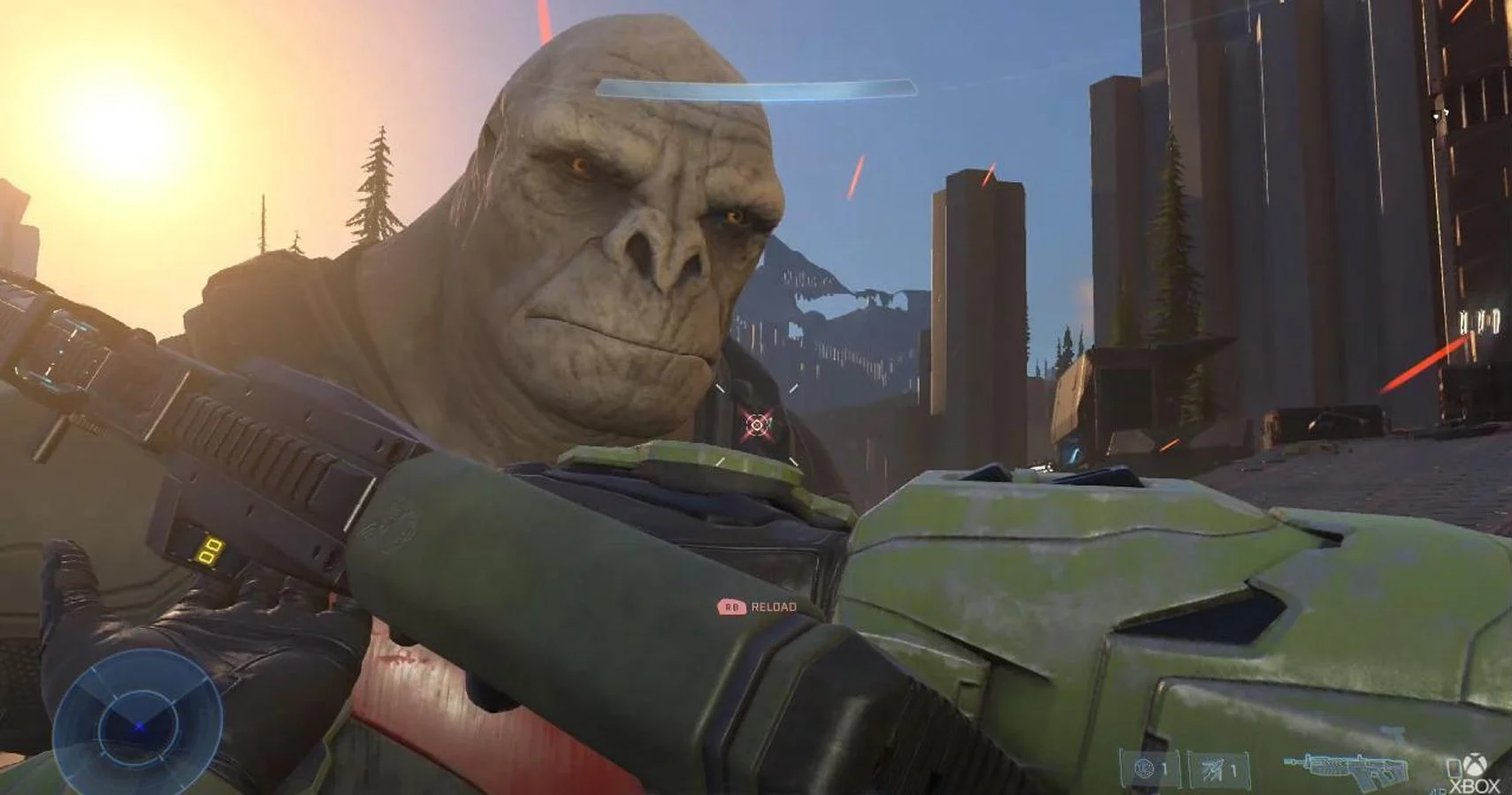 Після демонстрації геймплея Halo Infinite цей кадр розлетівся на меми / reddit.com Після демонстрації геймплея Halo Infinite цей кадр розлетівся на меми / reddit.com