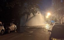 У Києві на Подолі через прорив труби утворився новий десятиметровий "фонтан" (фото, відео)