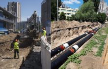 На Теремках реконструюють теплову магістраль, яка обслуговує 30 тисяч киян (фото)