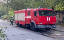 В недострое на столичном Подоле произошел масштабный пожар (фото)