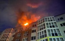В Киеве вспыхнул пожар в новостройке (фото, видео)