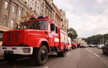 В адмінбудівлі на Хрещатику сталася пожежа (фото)