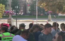 У Києві сталися сутички під будівлею Нацради з ТБ: у хід пішли сльозогінні балончики (відео)