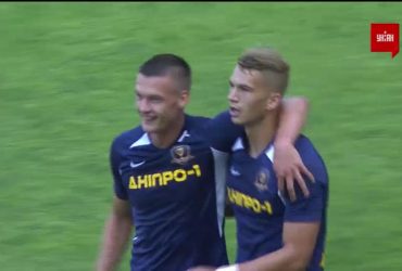 Дніпро-1 - Ворскла - 1:0. Відео голу Супряги