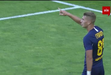 Дніпро-1 - Ворскла - 2:0. Відео голу Супряги