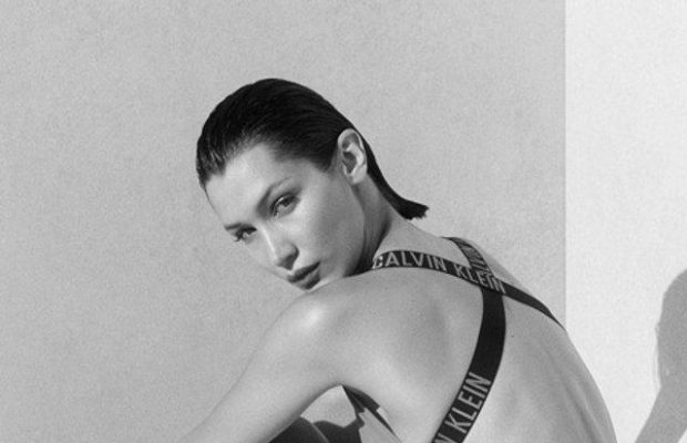 Пляжная нимфа: Белла Хадид похвасталась изящной фигурой в белье Calvin Klein (фото)