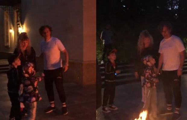 Алла Пугачова показала на відео ніжності з Галкіним