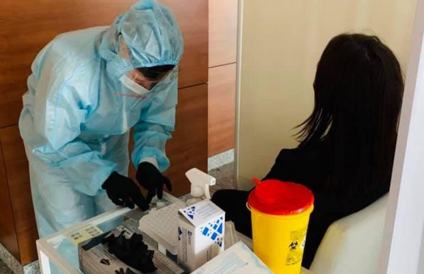 В аэропорту Львова появился пункт тестирования на коронавирус (фоторепортаж)