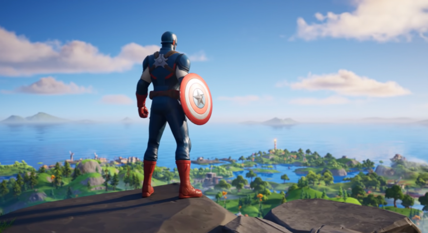В Fortnite появился Капитан Америка