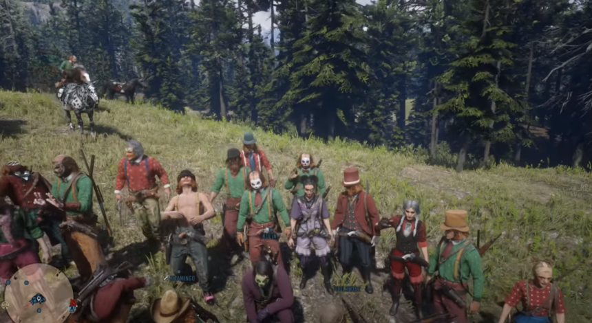 Гравці в Red Dead Online переодяглися в клоунів через нестачу контенту