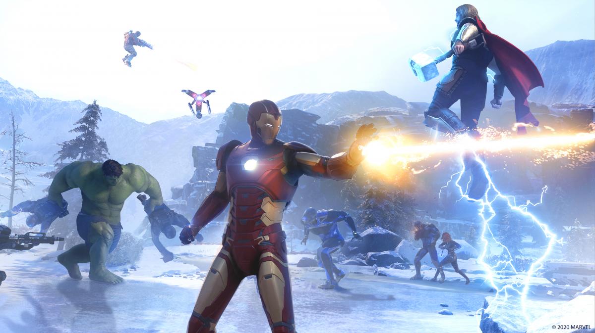 В Marvel’s Avengers кооперативные рейды составят основную часть эндгейма / фото Square Enix