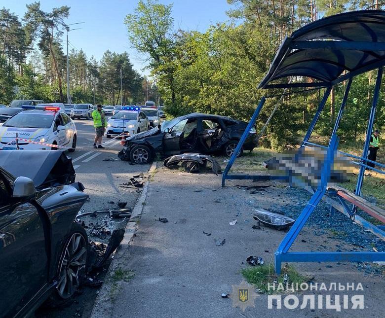 ДТП произошло на Столичном шоссе / фото Нацполиция ДТП произошло на Столичном шоссе / фото Нацполиция