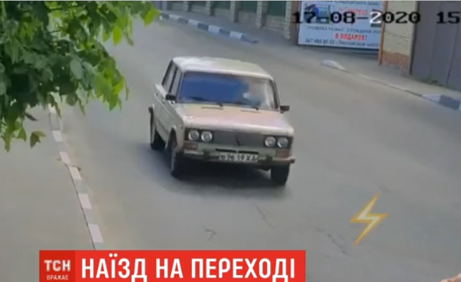 Водитель "Жигулей" был трезвым / скриншот видео Водитель "Жигулей" был трезвым / скриншот видео