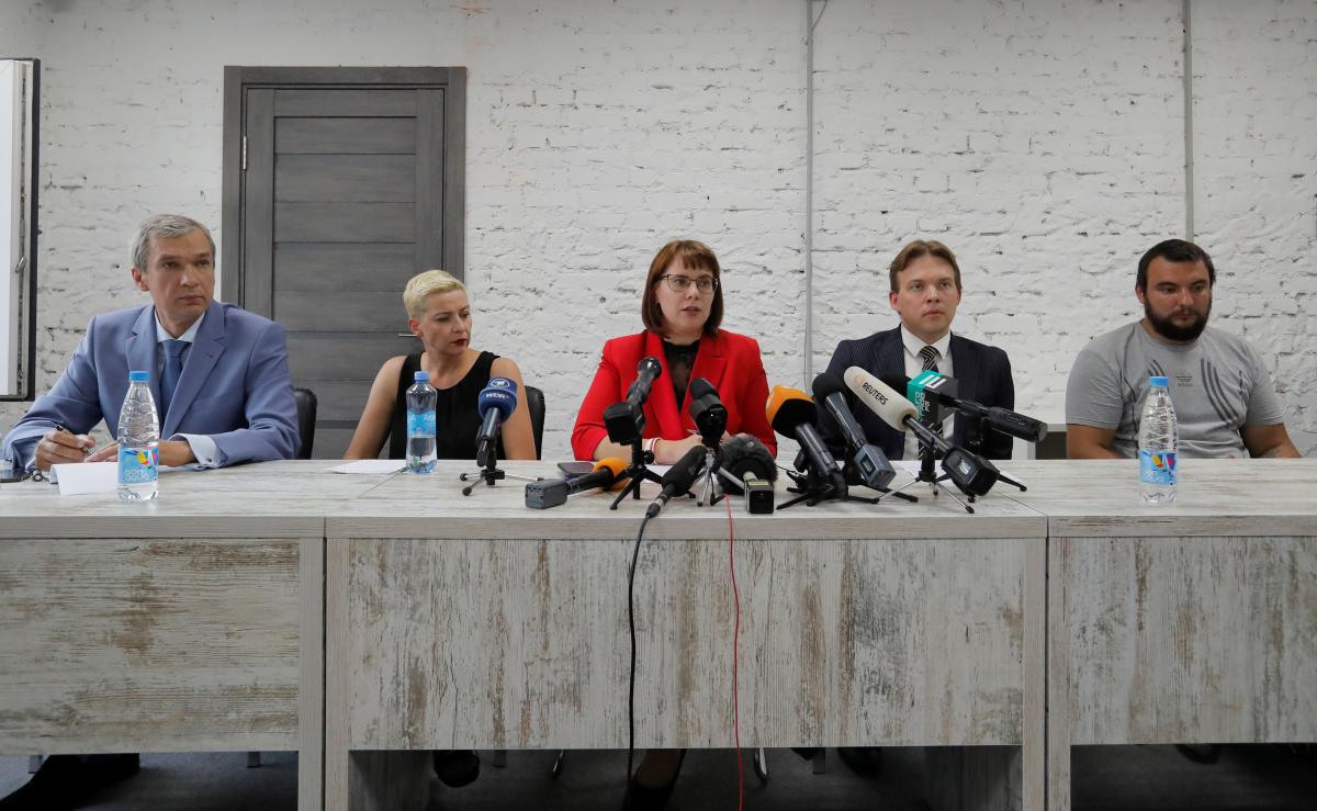 The first meeting of the council's presidium took place on August 19 / REUTERS The first meeting of the council's presidium took place on August 19 / REUTERS