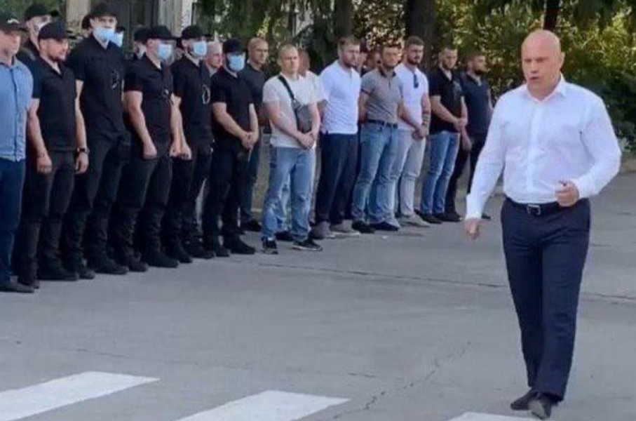 Представники організації Іллі Киви / фото t.me/MaksymZhorin Представники організації Іллі Киви / фото t.me/MaksymZhorin