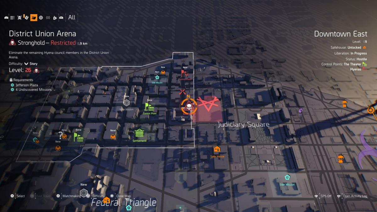 Карта The Division 2 - как бы в S.T.A.L.K..E.R. 2 не насыпали столько же значков с активностями / фото usgamer.com Карта The Division 2 - как бы в S.T.A.L.K..E.R. 2 не насыпали столько же значков с активностями / фото usgamer.com