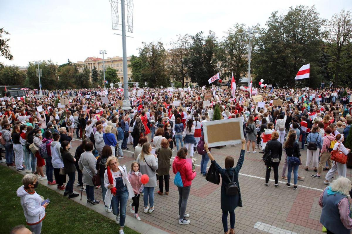 Фото протесты в беларуси